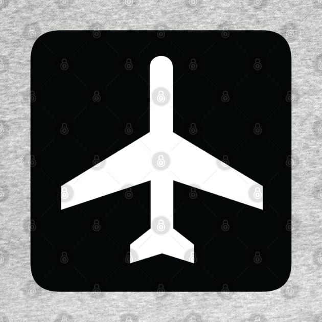 Airport Road Sign Symbol by Vidision Avgeek